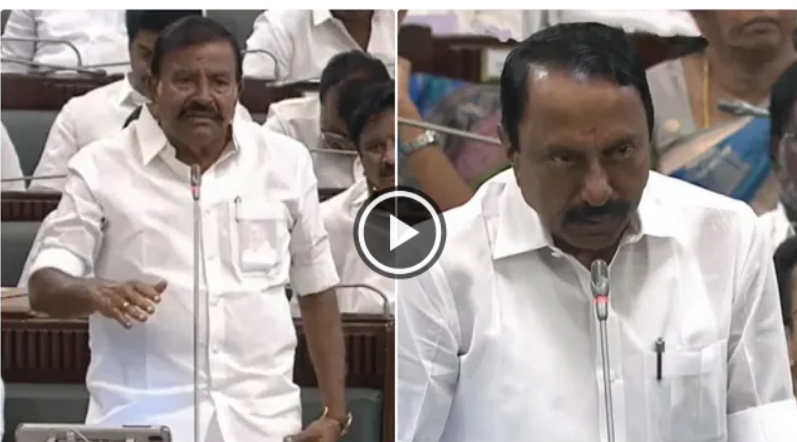 சட்டப்பேரவையில் செங்கோட்டையன் மற்றும் கே.என்.நேரு கார சார விவாதம்... பரபரப்பு மோதல்!