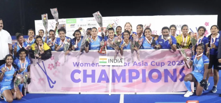 இந்தியா சாதனை... மகளிர் ஜூனியர் ஆசிய கோப்பையை வென்றது இந்தியா!