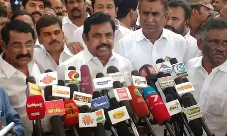 திமுக ஆட்சியின் அவலங்களை ஊடகங்கள் வெளியிடுவதில்லை... இபிஎஸ் ஆவேசம்!