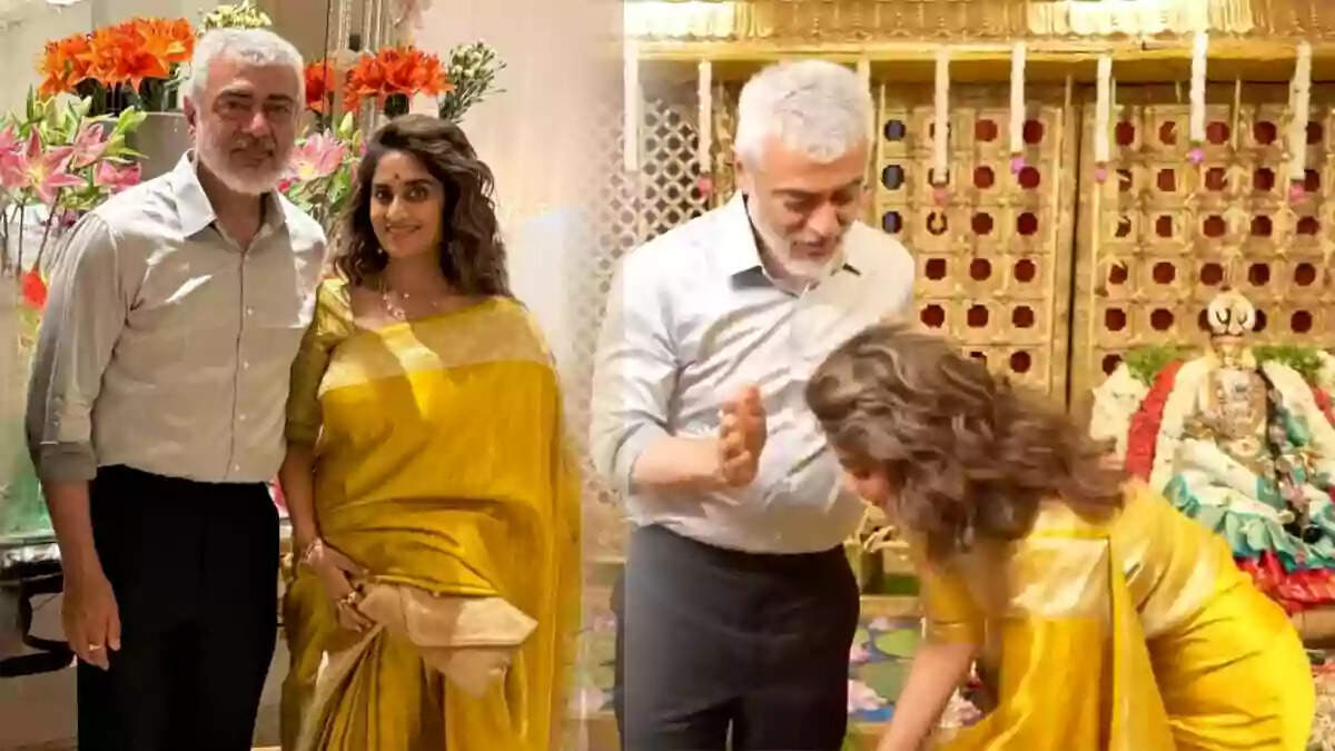 மாஸ் வீடியோ... மனைவி ஷாலினியை கலாய்க்கும் நடிகர் அஜீத்!