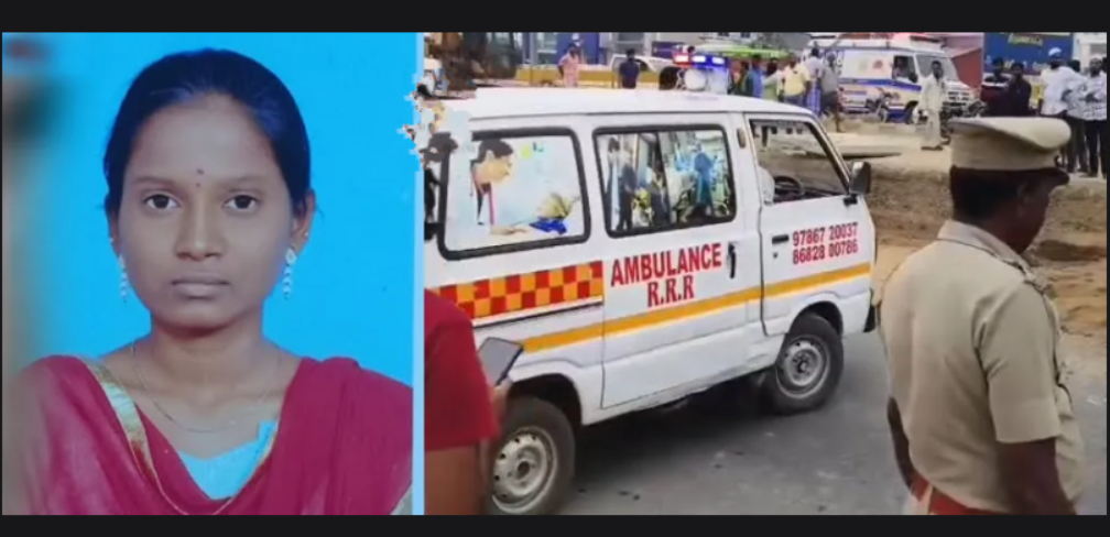 பகீர்... தந்தை கண்முன்னே 19 வயது இளம்பெண் பேருந்தில் சிக்கி பலியான சோகம்!