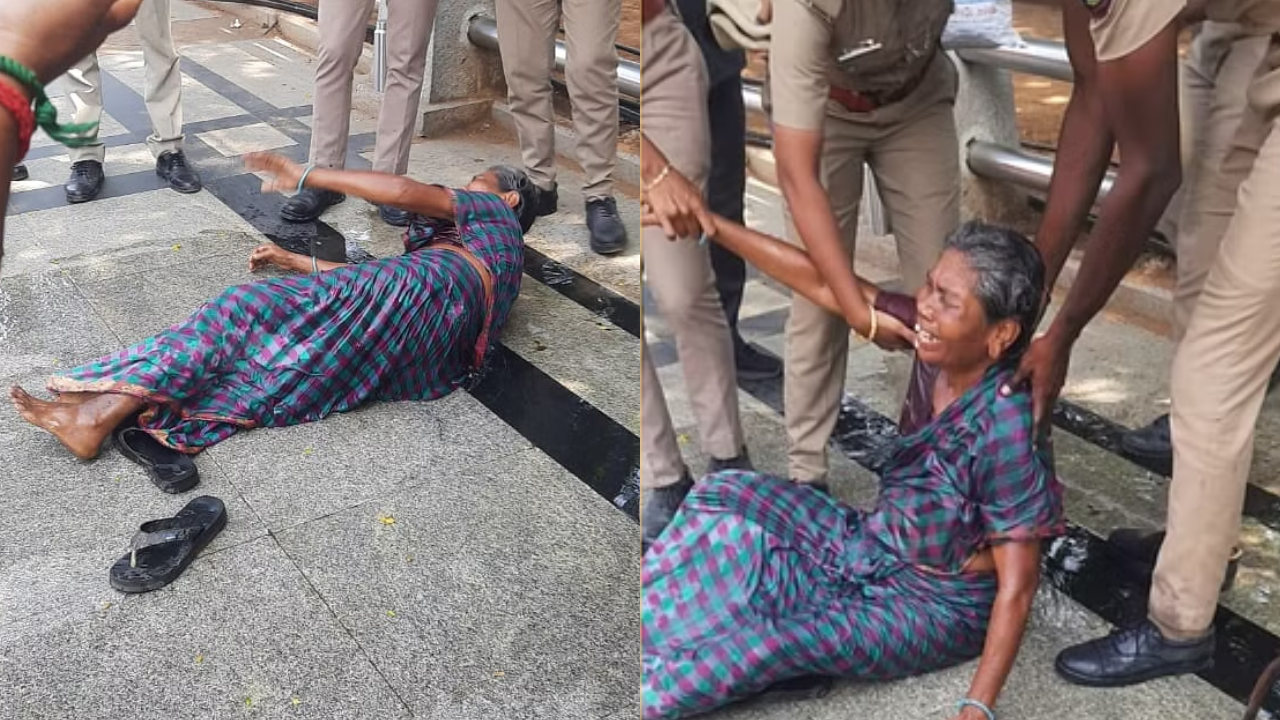 மண்ணெண்ணையை தலையில் ஊற்றி தற்கொலை முயற்சி... தலைமைச் செயலகத்தில் பரபரப்பு!!