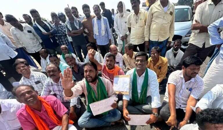 40 நாட்களாகியும் நெல் கொள்முதல் இல்லை? தேசிய நெடுஞ்சாலையை முடக்கி விவசாயிகள் போராட்டம்!