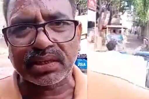 பகீர் வீடியோ!! குண்டும், குழியுமான சாலை பற்றி பேசும் போதே கவிழ்ந்த ரிக்‌ஷா!!