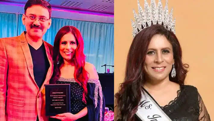 திருமதி உலக அழகி போட்டி!! விருதை தட்டிச்சென்ற தமிழக பெண்!!