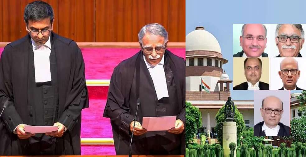 உச்சநீதிமன்றத்திற்கு 5 புதிய நீதிபதிகள் பதவியேற்பு!