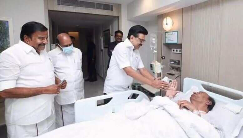 ராமதாஸிடம் தொலைபேசியில் நலம் விசாரித்த முதல்வர் ஸ்டாலின்!