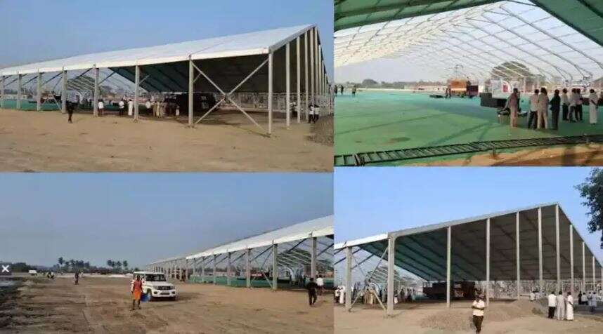 மோடியின் மதுராந்தகம் பொதுக்கூட்டத்திற்காக மதுராந்தகத்தில் விளைநிலங்கள் அழிப்பு? கதறும் விவசாயிகள்!