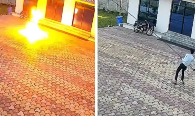 பெரும் சோகம்... நாயை விரட்ட முயன்ற இளைஞர் மின்சாரம் தாக்கி பலி... பகீர் சிசிடிவி காட்சிகள்!