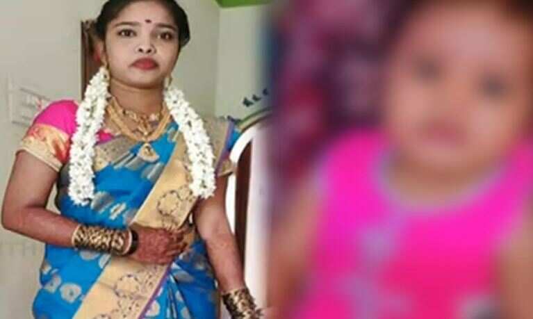 நடு ரோட்டில் அறுந்து கிடந்த மின் கம்பி.. தெரியாமல் கால் வைத்த தாய்.. 9 மாத குழந்தையுடன் உடல் கருகி பலி..!!