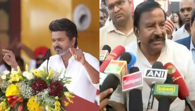 அமைச்சர் கே.என்.நேரு துடைக்க முடியாத அவமானம்... உடனடியாக பதவி நீக்கம் செய்க ... விஜய் கடும் தாக்கு!