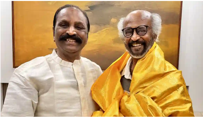 வைரமுத்து இல்லத்தில் ரஜினி சந்திப்பு… ரசிகர்களிடம் பெரும் வரவேற்பு!