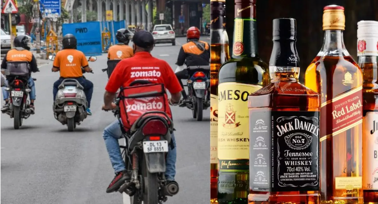 Swiggy, Zomato நிறுவனங்கள் மதுபானங்களை ஹோம் டெலிவரி செய்ய திட்டம்!