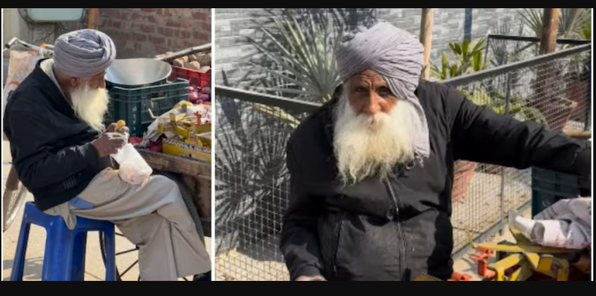 அட... 108 வயதில் வீதி, வீதியாக சென்று வண்டியில் காய்கறி வியாபாரம்!