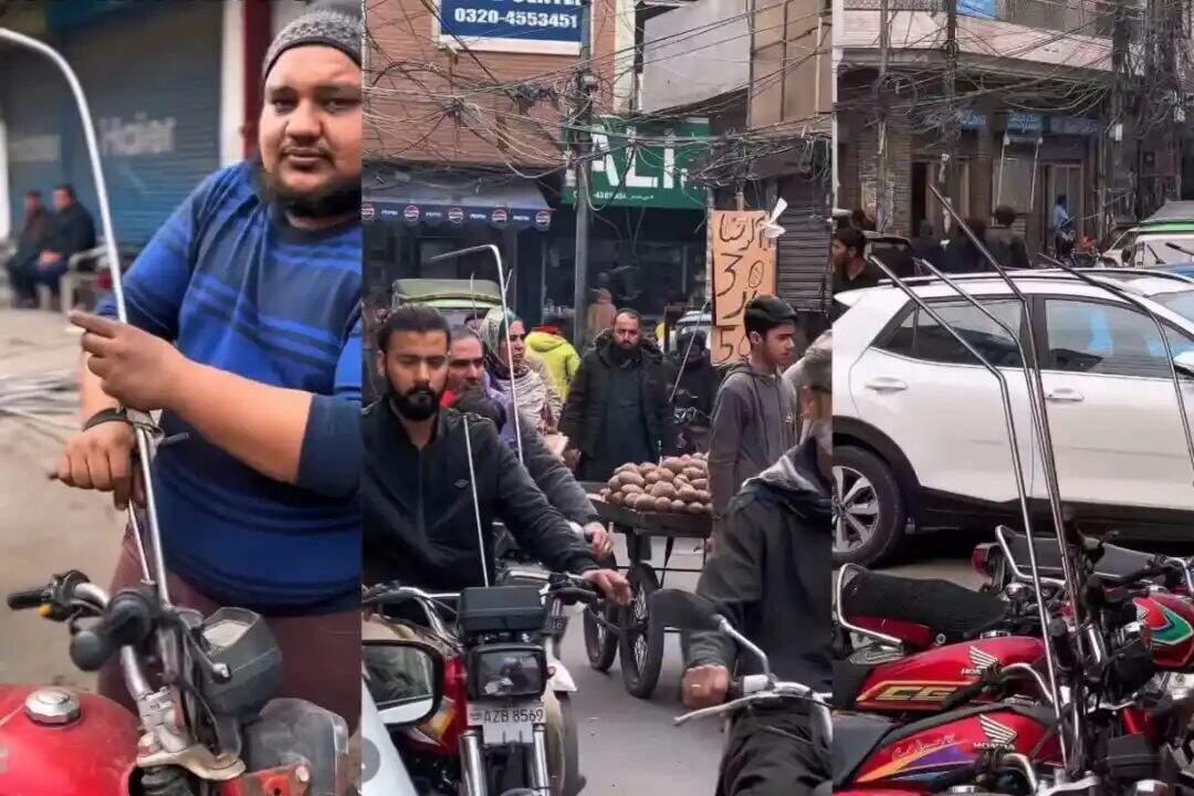 மாஸ்... வாகன ஓட்டிகளின் உயிரைக் காக்க இரும்பு கம்பி மோட்டார் சைக்கிள்கள்... வைரல் வீடியோ!