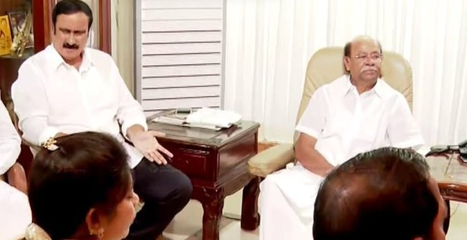 பாமக உட்கட்சி பிரச்சனை குறித்து மற்றவர்கள் பேசக்கூடாது... அன்புமணி ராமதாஸ் ஆவேசம்!