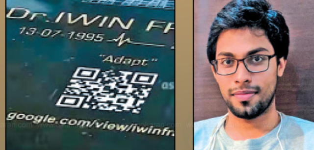நெகிழ்ச்சி!! மகனின் கல்லறையில் QR குறியீடு!!