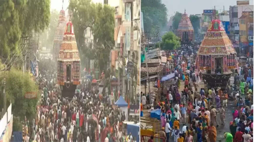 ஆனித்திருமஞ்சன தேரோட்டம்... வைரல் வீடியோ!