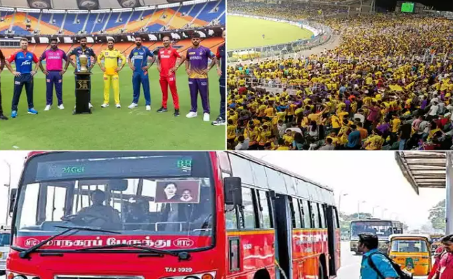 நாளை ஐபிஎல் மேட்ச் பார்க்க இலவச பேருந்து ... கிரிக்கெட் ரசிகர்கள் உற்சாகம்!