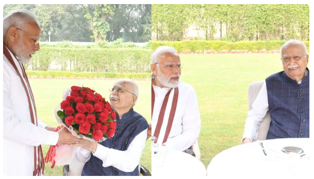 அத்வானிக்கு பாரத ரத்னா விருது.. மோடி பெருமிதம்... !