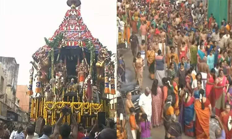 விண்ணைப் பிளந்த ‘கோவிந்தா’ கோஷம்... பார்த்தசாரதி கோவில் தேரோட்டத்தில் பக்தர்கள் திரளாக பங்கேற்பு!