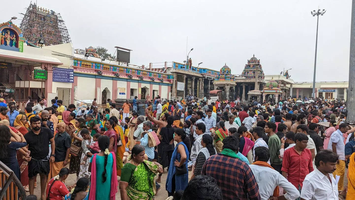 பழனியில் காட்டாறு போல் திரண்டு வந்த பக்தர்கள் ... 3 நாட்களுக்கு கட்டண தரிசனம் ரத்து!