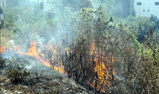 ரயில்வே இருப்புப் பாதையில் பயங்கர தீ விபத்து.. அச்சத்துடன் பயணித்த பயணிகள் !