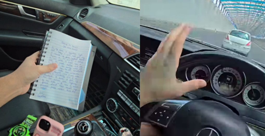 100கிமீ விட வேகமாக போனாலும் கவலையில்ல... 300 வார்த்தை கட்டுரை தயார்....இளைஞரின் பகீர் வீடியோ!