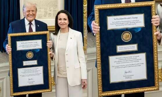 #BIG NEWS: தனது நோபல் பரிசை டிரம்ப்பிடம் வழங்கினார் மரியா மச்சாடோ - விதிகள் என்ன சொல்கிறது?!