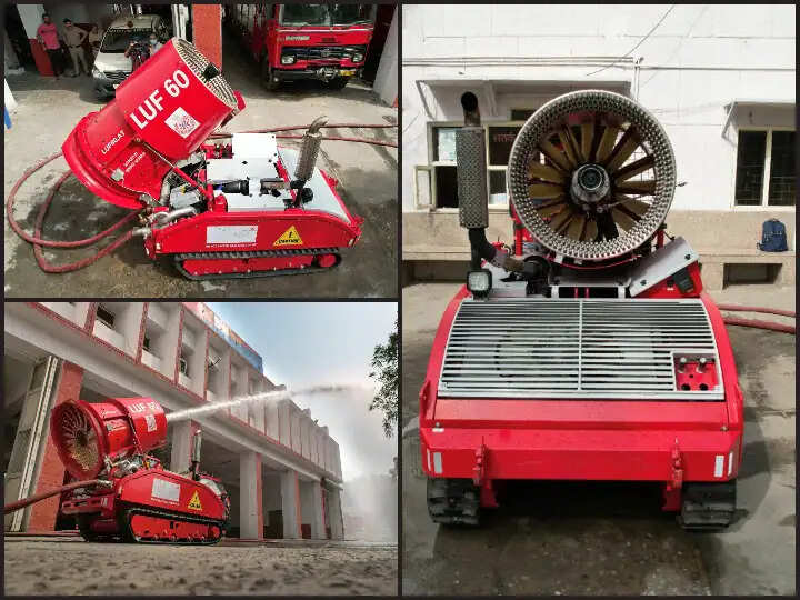 சூப்பர்! தீயணைப்பு பணியில் களமிறங்கிய ரோபோக்கள்!