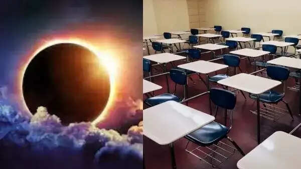 நாளை சூரிய கிரகணம்... அமெரிக்க பள்ளிகளுக்கு விடுமுறை.. வெறும் கண்ணால் பார்க்காதீங்க!