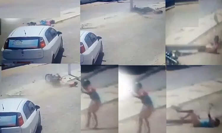 கடவுள் இருக்கான் குமாரு! அடுத்தடுத்து மரண விபத்து! 2 முறையும் உயிர் தப்பிய இளைஞர்! வீடியோ!