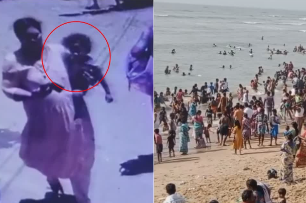 பெற்றோர்களே உஷார்.... கோவிலில் நைசாக பேசி ஒன்றரை வயது குழந்தை கடத்தல்..!!