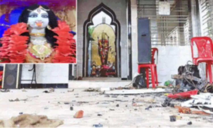 சாமி சிலை சேதம்! மர்ம நபர்கள் நள்ளிரவில் வெறிச்செயல்!