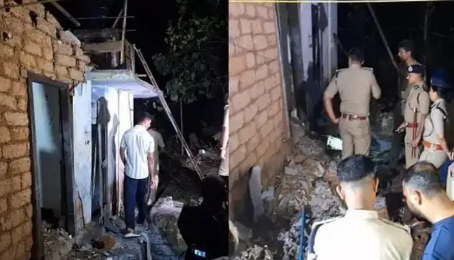 வீட்டில் பட்டாசு தயாரித்தபோது வெடிவிபத்து - 2 பேர் பலி;3 பேர் படுகாயம்!