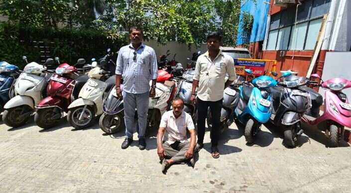 செம தில்லு... அடுத்தடுத்து 13 வாகனங்களை அசால்டாக திருடிய முதியவர்!