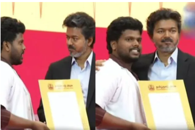 மருத்துவரின் தோள் மீது கை போட்டு புகைப்படம் ... முதலமைச்சர் விஜய் நெகிழ்ச்சி!