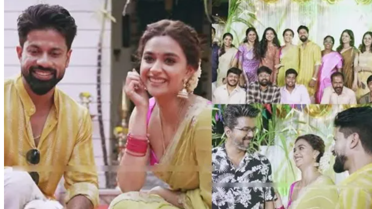 மாஸ் வீடியோ... கீர்த்தி சுரேஷ் ’தல’ பொங்கலில் நடிகர் விஜய்!