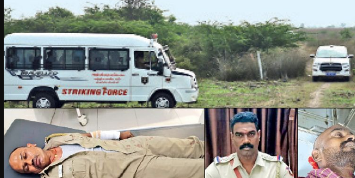 அதிகாலையில் பரபரப்பு... போலீசை வெட்டிவிட்டு தப்பி ஓடிய ரவுடி என்கவுண்ட்டரில் சுட்டுக்கொலை!