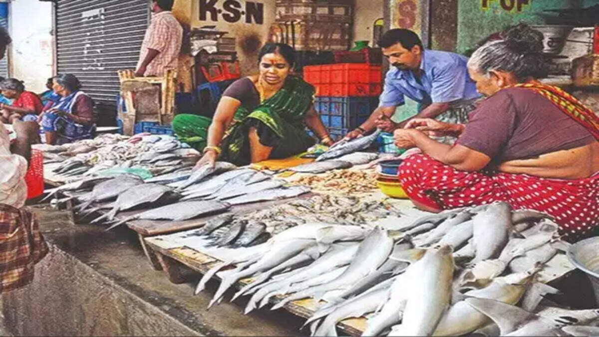 மீன் கடை மார்க்கெட் அசைவம்