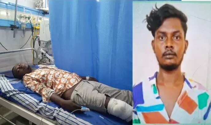 போலீஸ் எஸ்.ஐ., மீது கத்தியால் தாக்குதல்... தப்ப முயன்றவர் மீது துப்பாக்கிச்சூடு!