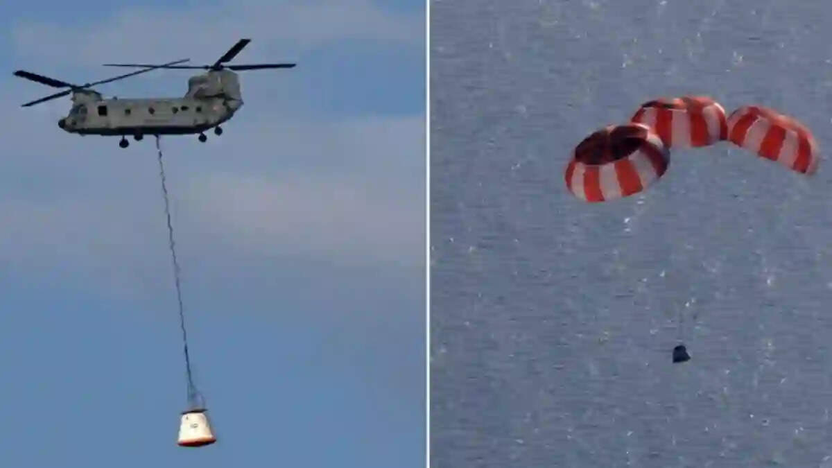 ககன்யான் திட்டம்… இஸ்ரோ பாராசூட் சோதனை வெற்றி!