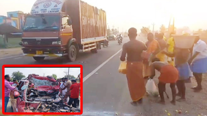 தொடர் விபத்துக்கள்... நெடுஞ்சாலைக்கு சேவலை பலியிட்டு கிராம மக்கள் பரிகாரம்!