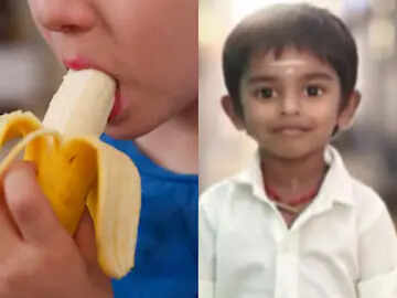 பெற்றோர்களே உஷார்... வாழைப்பழம் சாப்பிடும் போது மூச்சுத்திணறி 5 வயது சிறுவன் பரிதாப பலி!