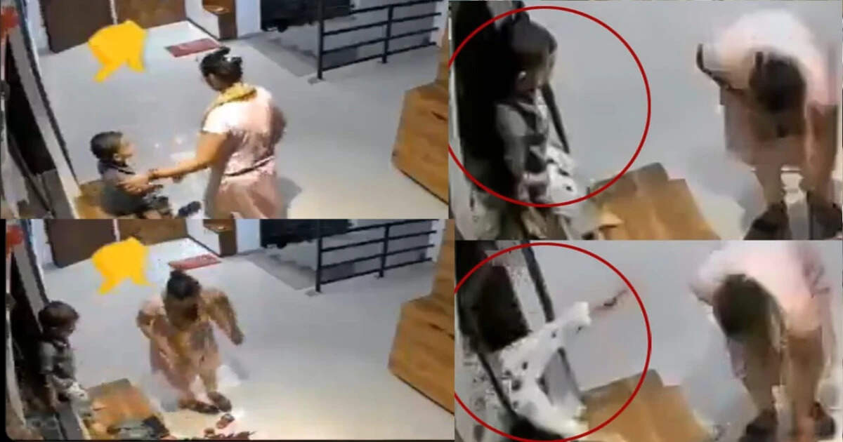 பெற்றோர்களே உஷார்... செருப்பு போடும் போது 12 வது மாடியிலிருந்து தவறி விழுந்து பலியான 3 வயது சிறுமி ... நெஞ்சை உறைய வைக்கும் வீடியோ!