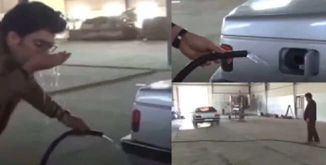 தண்ணீரால் இயங்கும் காரா? விஞ்ஞானியின் வீடியோ வைரல்!