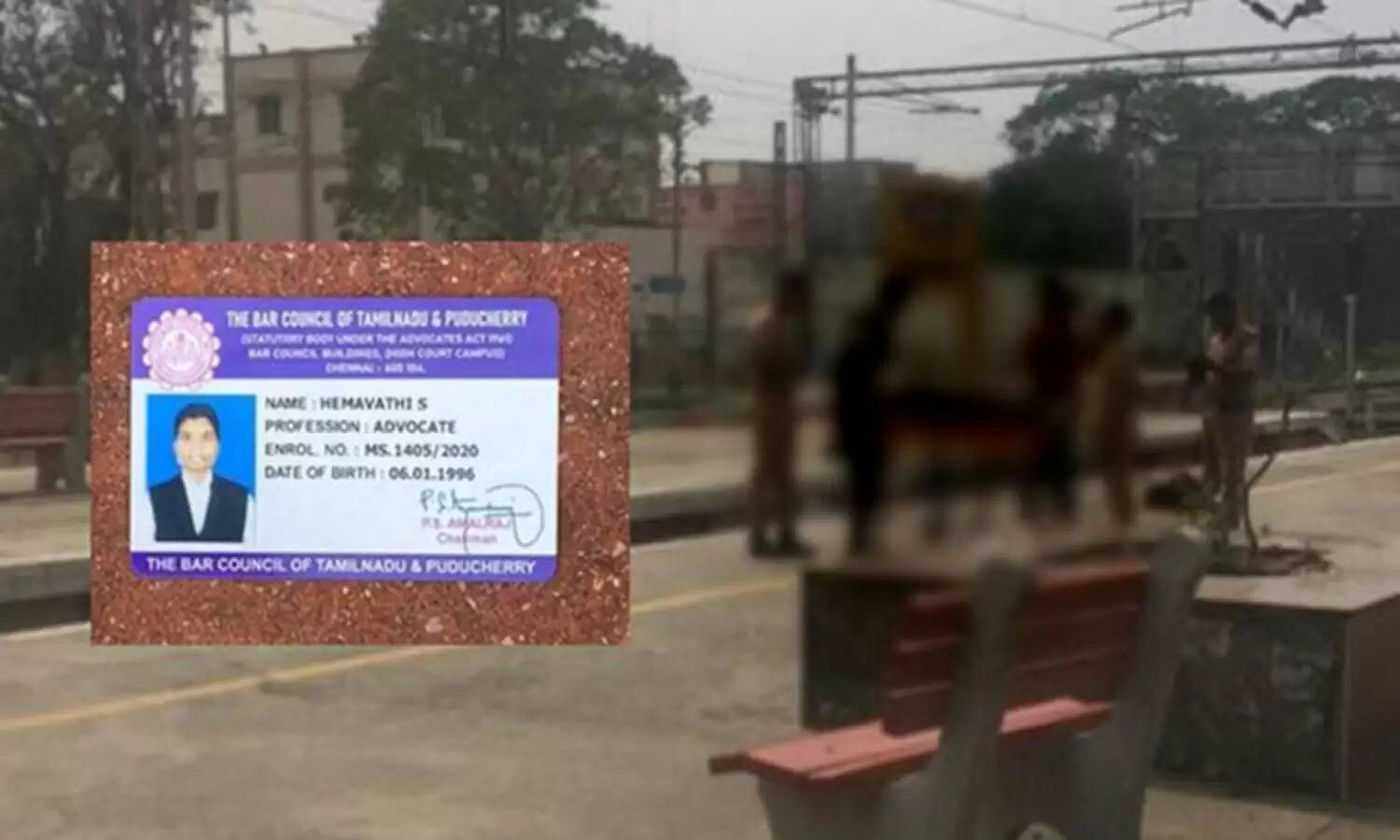 இளம் பெண் வழக்கறிஞர் ரயில் முன் பாய்ந்து தற்கொலை!! தொடரும் சோகம்!!