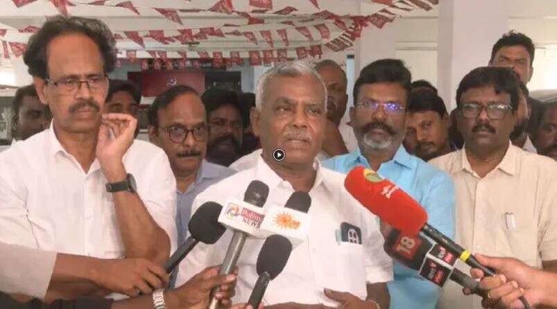 தவெக-விற்கு ஆதரவு இல்லை? சிபிஎம் சண்முகம் பதில்!