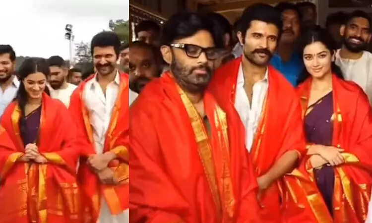 விஜய் தேவரகொண்டா திருப்பதியில் சாமி தரிசனம்!