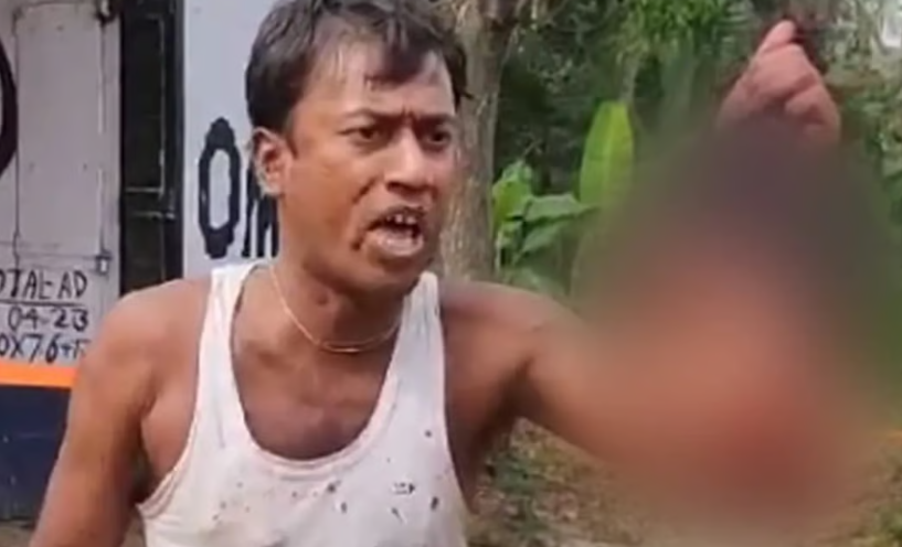 சொட்ட , சொட்ட ரத்தக்கறை, மனைவியின் தலையுடன் பேருந்து நிலையத்தில் சுற்றித் திரிந்த கணவன்.... பெரும் அதிர்ச்சி!